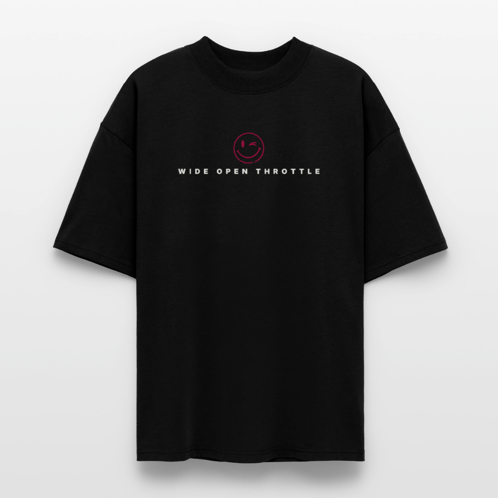 Good Luck Catching Me Oversize T-Shirt - Schwarz