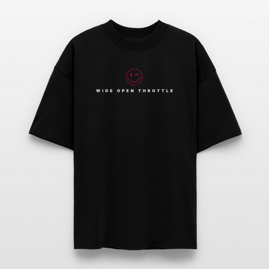 Good Luck Catching Me Oversize T-Shirt - Schwarz