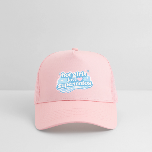 Hot girls love supermotos Trucker Cap - Hellrosa