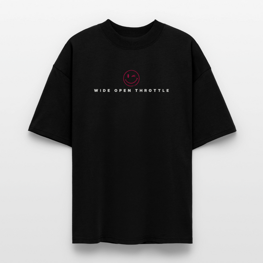 Good Luck Catching Me Oversize T-Shirt - Schwarz