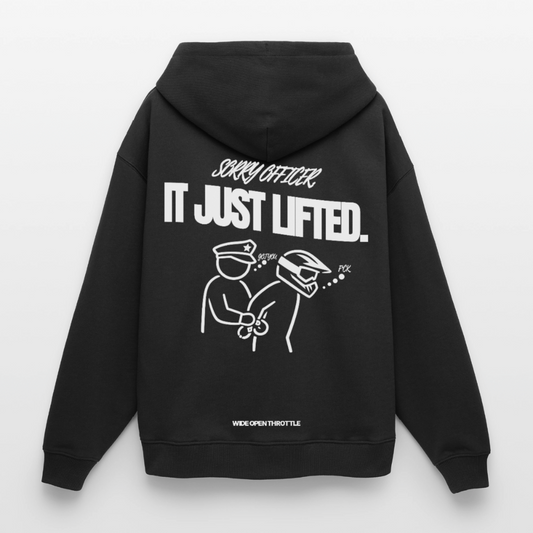 Sorry Officer Oversize Hoodie - Schwarz