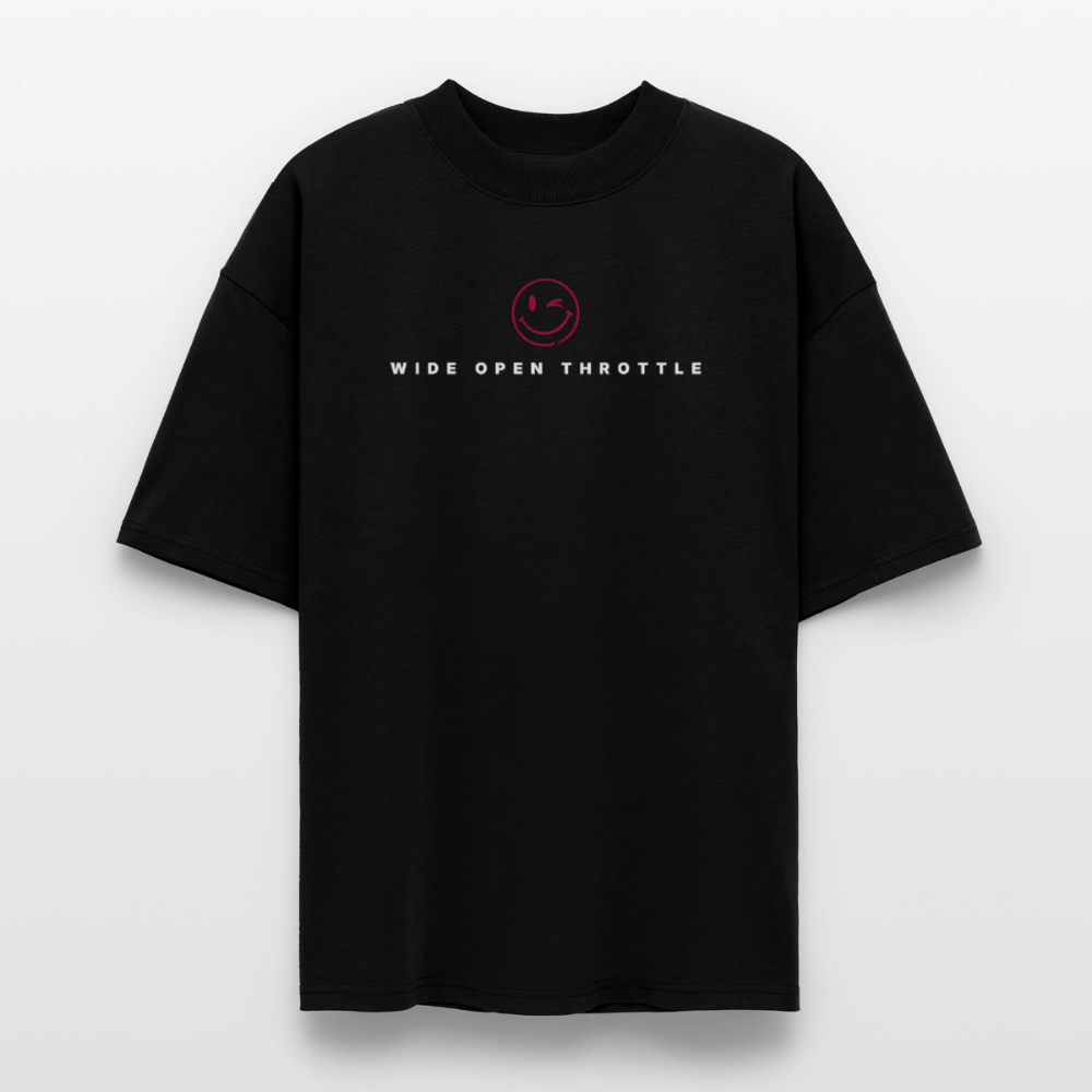Good Luck Catching Me Oversize T-Shirt - Schwarz