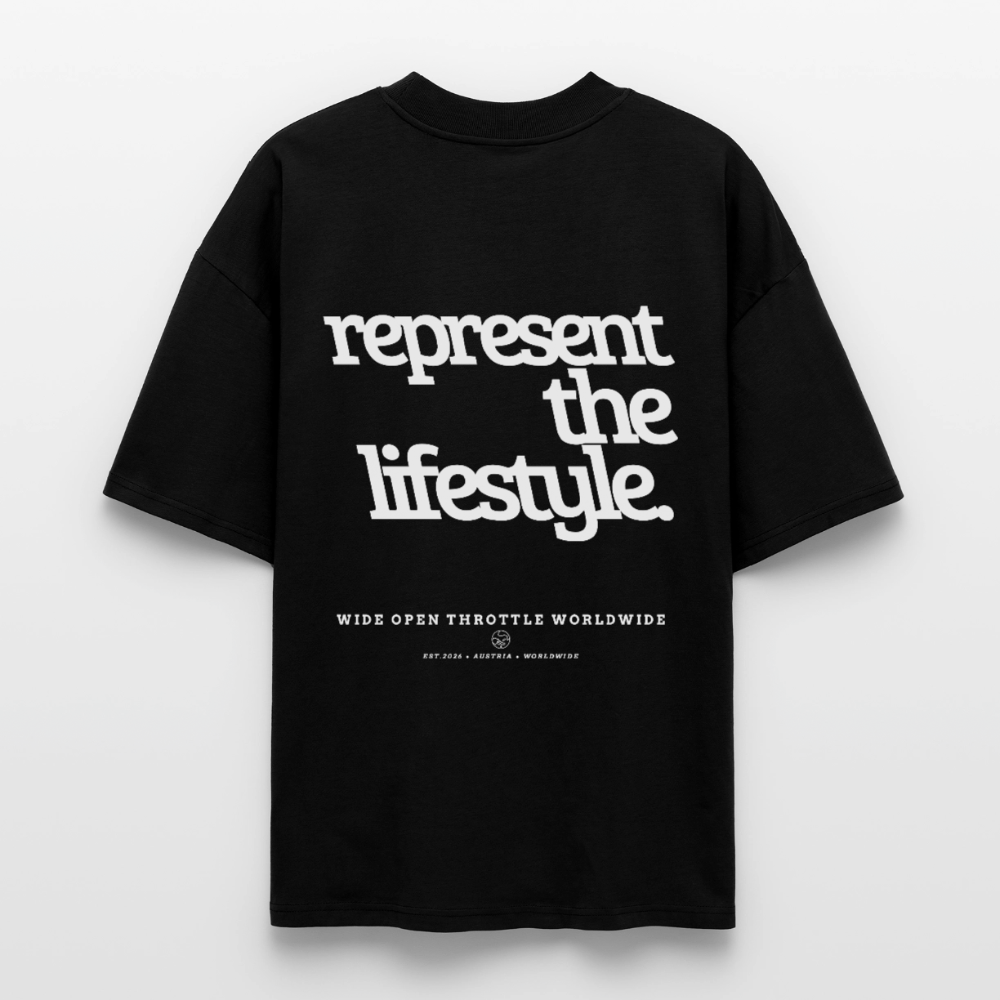 Represent The Lifestyle Oversized T-Shirt - Schwarz