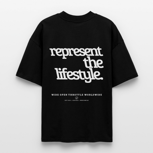 Represent The Lifestyle Oversized T-Shirt - Schwarz